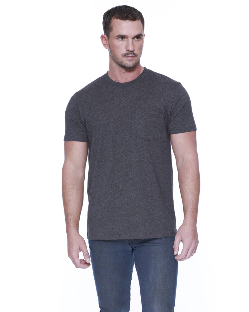 startee st2440 men's cvc pocket t-shirt Front Fullsize