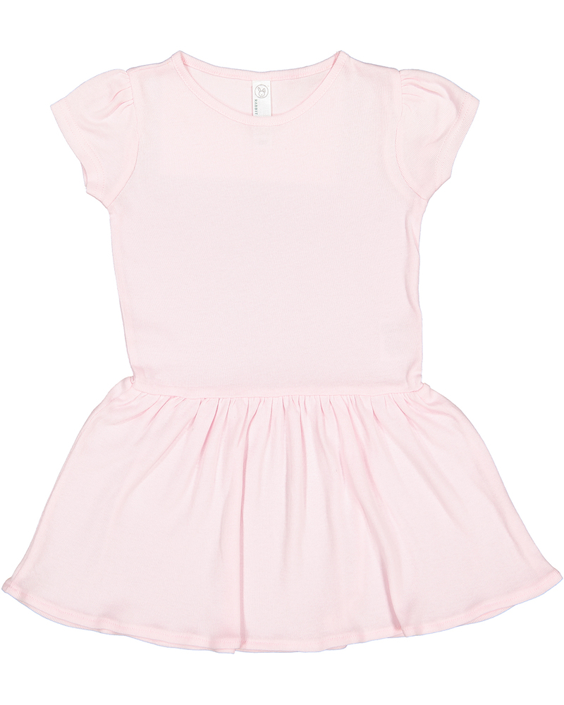 rabbit skins 5323 toddler baby rib dress Front Fullsize