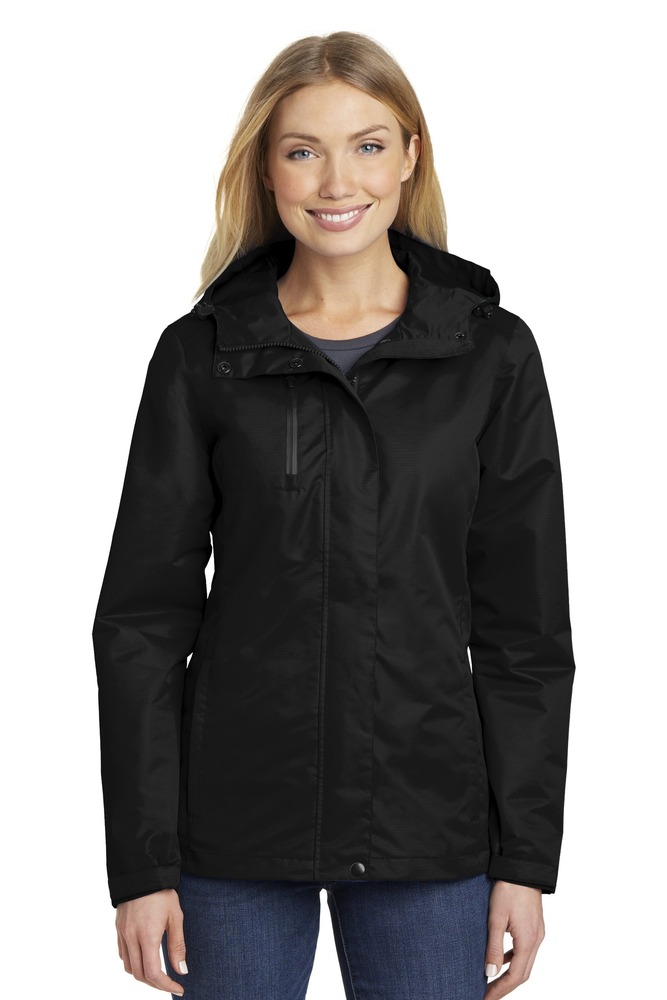 port authority l331 ladies all-conditions jacket Front Fullsize