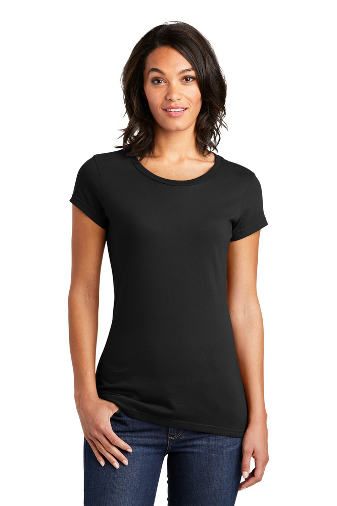 district dt6001 women's fitted very important tee ® Front Fullsize