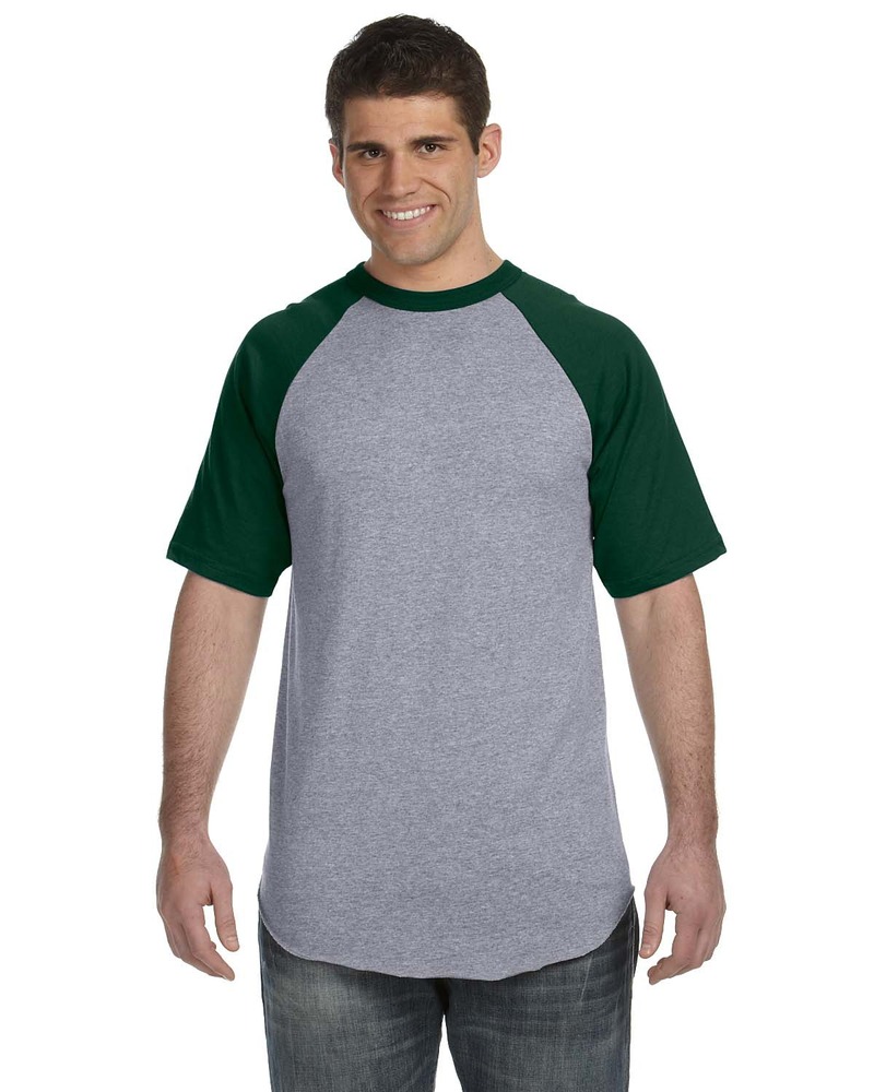 Augusta Sportswear 423 Baseball Short Sleeve Tee 2.0 Front Fullsize"