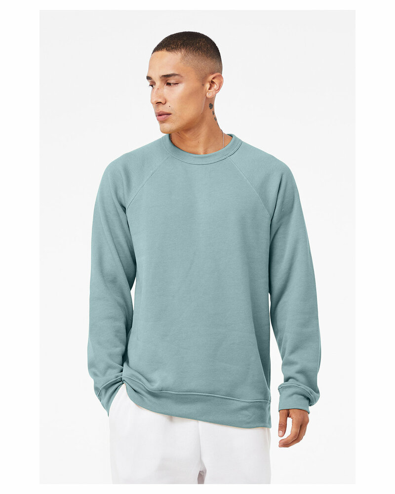 bella + canvas 3901 unisex sponge fleece crewneck sweatshirt Front Fullsize