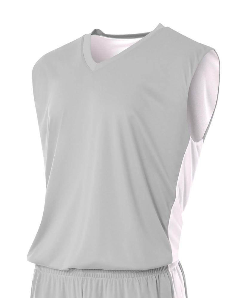 a4 n2320 adult reversible moisture management muscle shirt Front Fullsize
