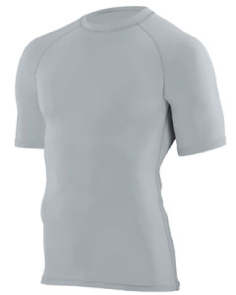 augusta sportswear ag2600 adult hyperform compression short-sleeve shirt Front Fullsize