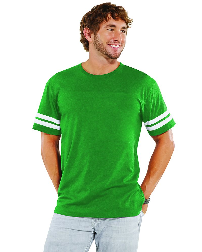 LAT 6937 Football Fine Jersey Tee Front Fullsize"