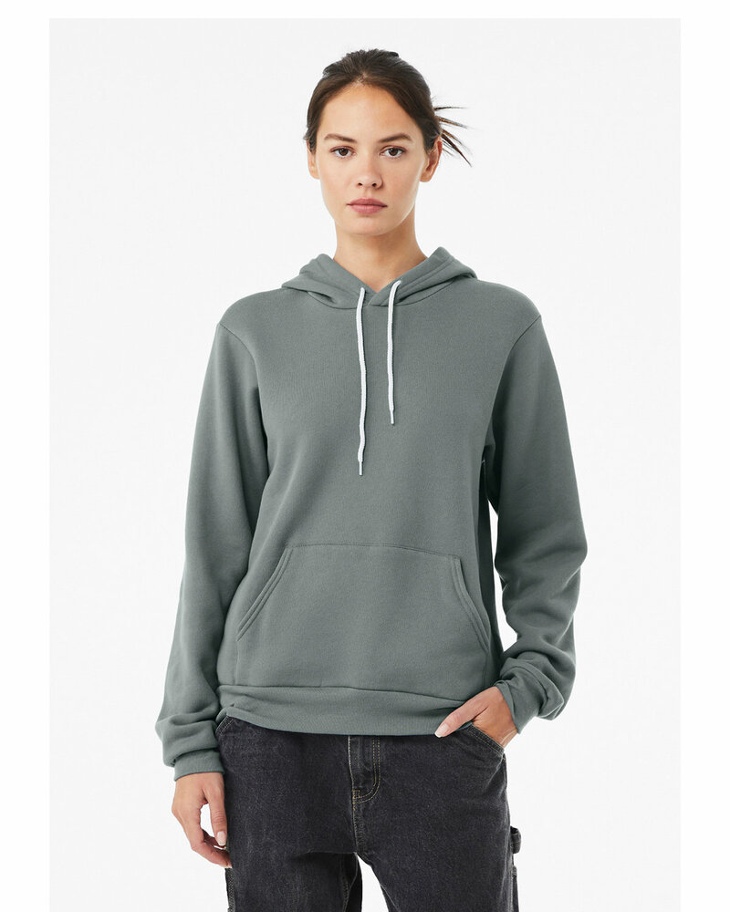 Bella + Canvas 3719 Unisex Sponge Fleece Pullover Hoodie Front Fullsize"