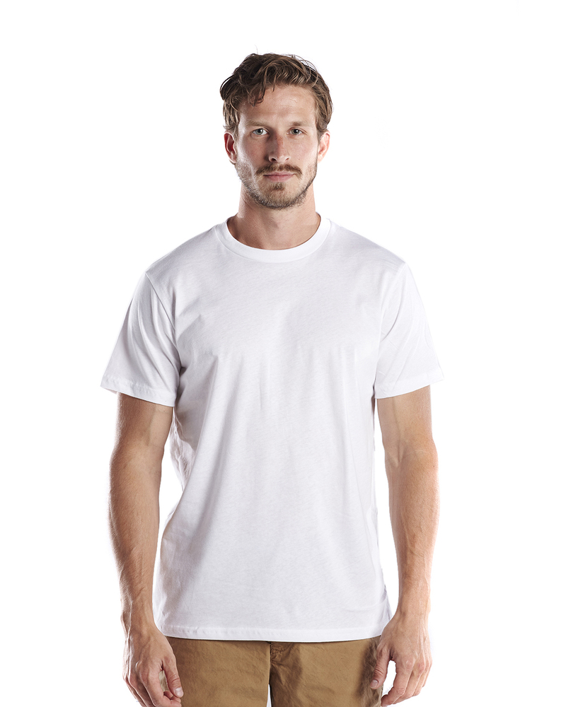 us blanks us200or men's short-sleeve organic crewneck t-shirt Front Fullsize