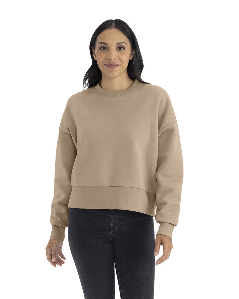 next level 9087 ladies' heavyweight sweatshirt Front Fullsize