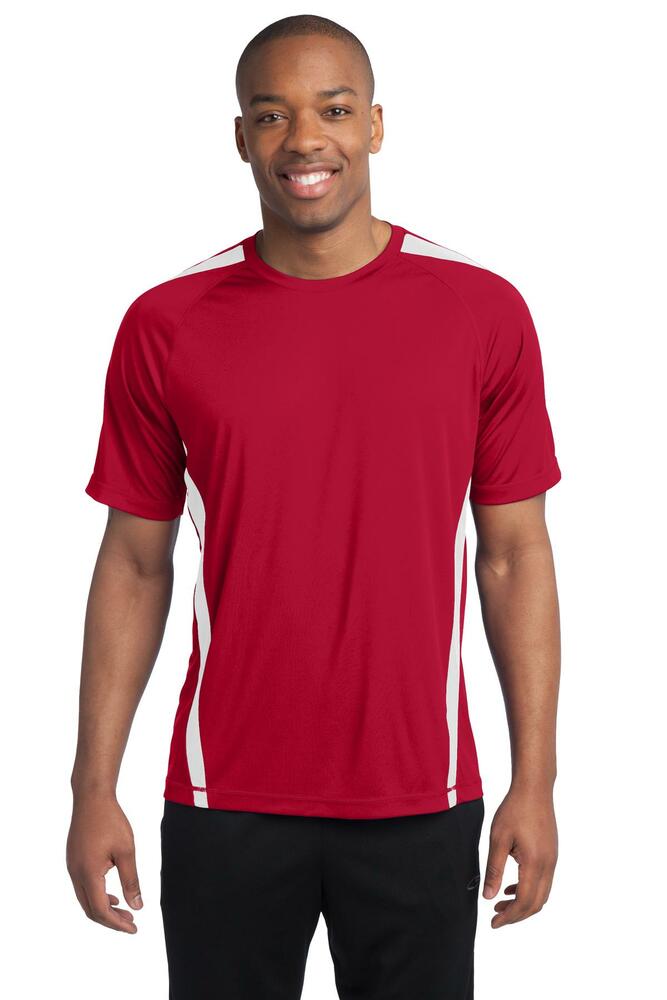 sport-tek st351 colorblock posicharge ® competitor™ tee Front Fullsize