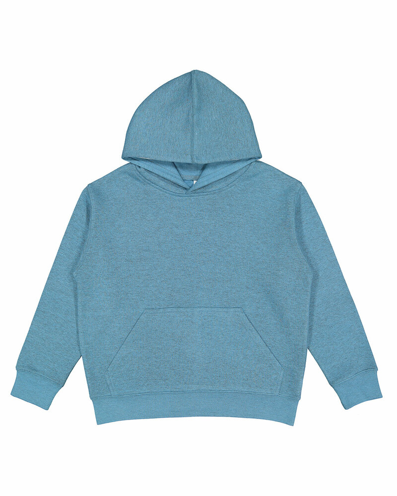 LAT 2296 Youth Pullover Fleece Hoodie Front Fullsize"