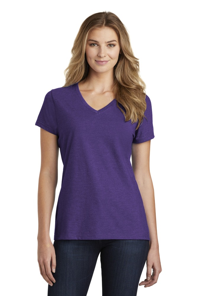 Port & Company LPC455V Ladies Fan Favorite ™ Blend V-Neck Tee Front Fullsize"