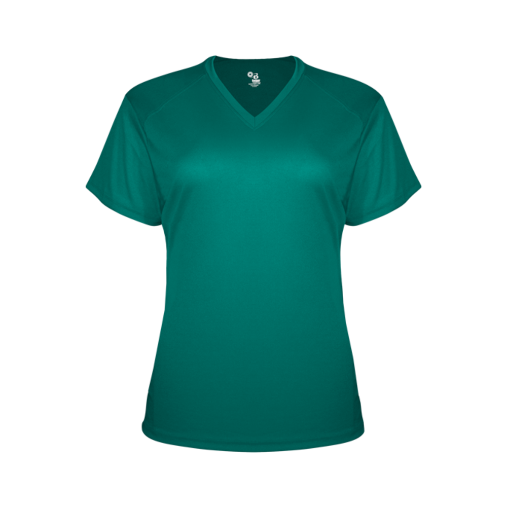 Badger Sport 4162 B Core Women's V Neck Tee Front Fullsize"