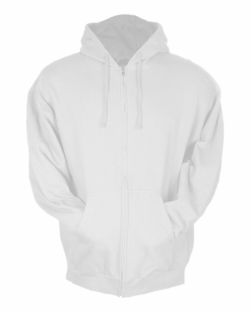 tultex 331 full-zip hooded sweatshirt Front Fullsize
