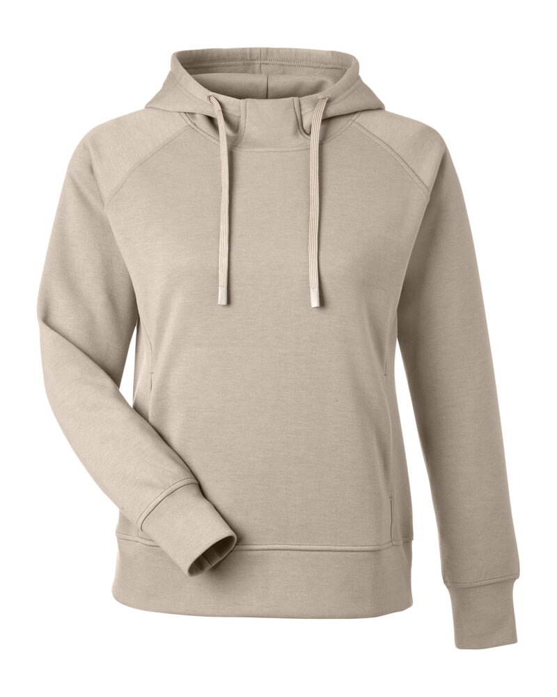 J America 8753JA Ladies' Apex Fleece Hooded Sweatshirt Front Fullsize"