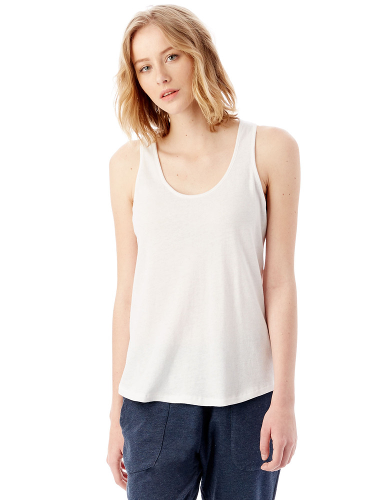 Alternative 05054BP Ladies' Backstage Vintage Jersey Tank Front Fullsize"