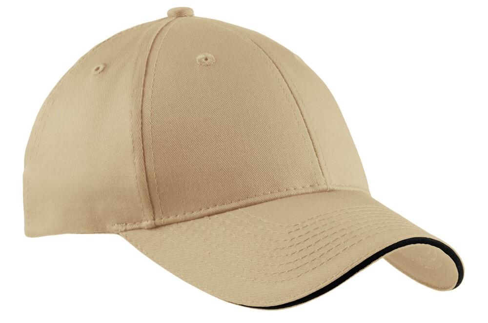 Port & Company CP85 Sandwich Bill Cap Front Fullsize"