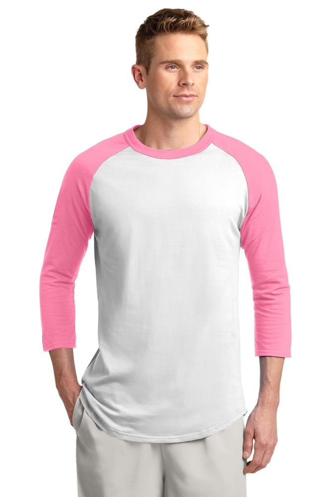 Sport-Tek T200 Colorblock Raglan Jersey Front Fullsize"
