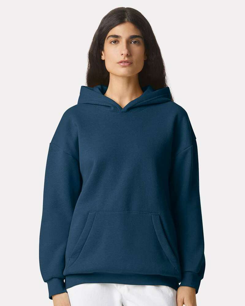 American Apparel RF498 Unisex ReFlex Fleece Pullover Hooded Sweatshirt Front Fullsize"
