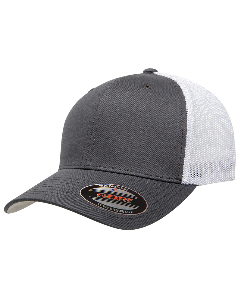 Flexfit 6511 Adult 6-Panel Trucker Cap Front Fullsize"
