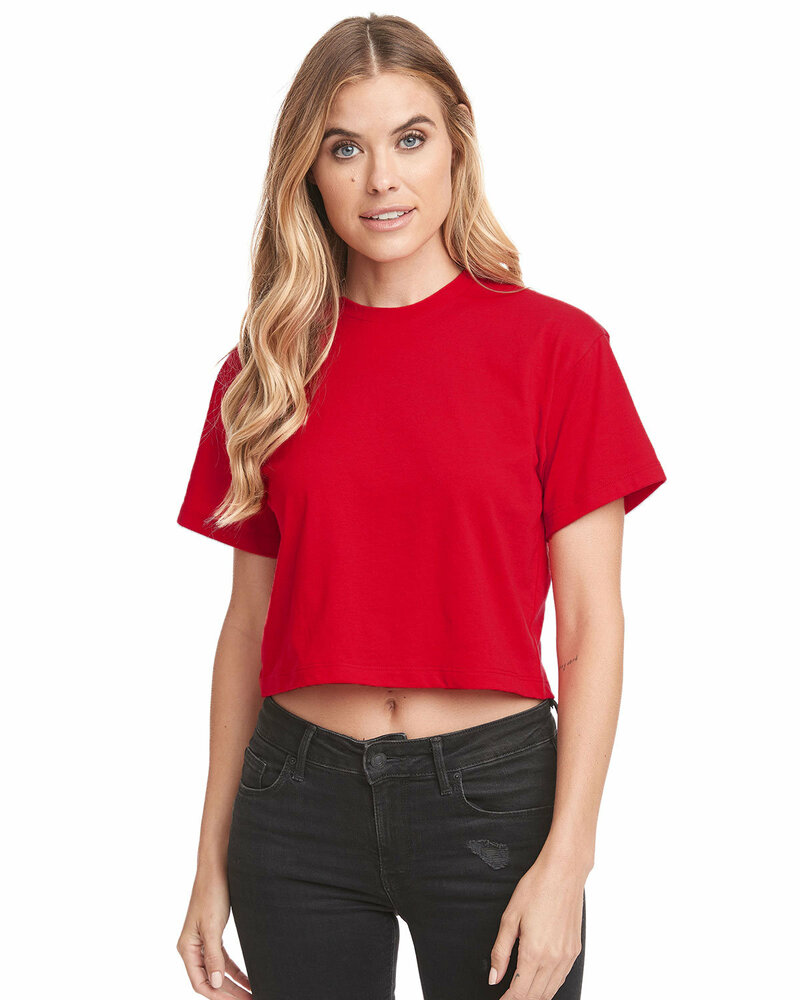 Next Level NL1580 Ladies' Ideal Crop T-Shirt Front Fullsize"
