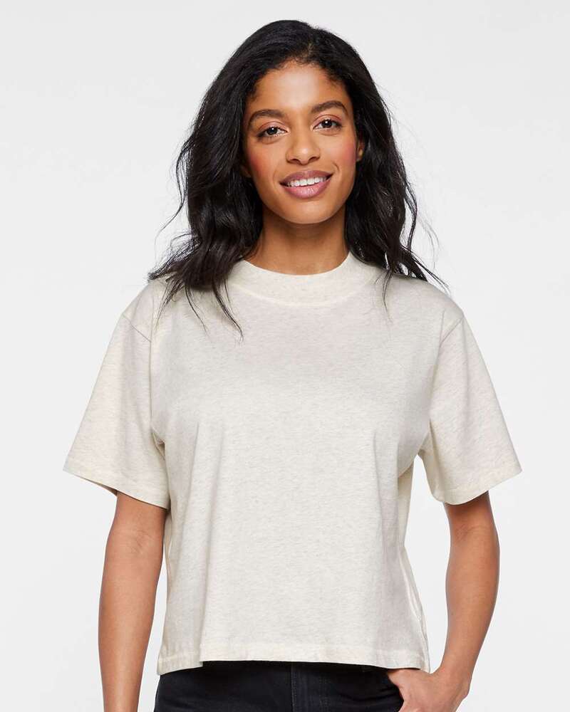 LAT 3518 Ladies' Boxy T-Shirt Front Fullsize"