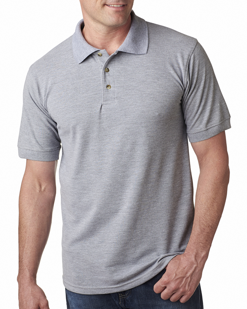 bayside ba1000 adult 6.1 oz., cotton piqué polo Front Fullsize