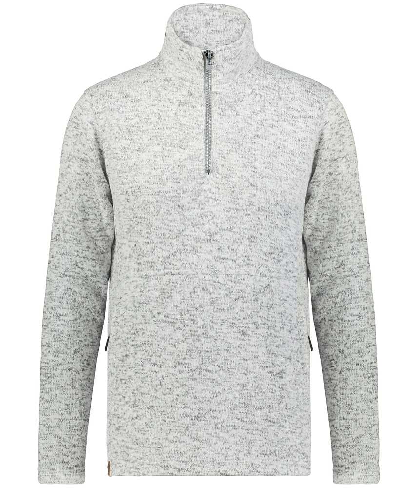 Holloway 223740 Ladies Alpine Sweater Fleece 1/4 Zip Pullover Front Fullsize"