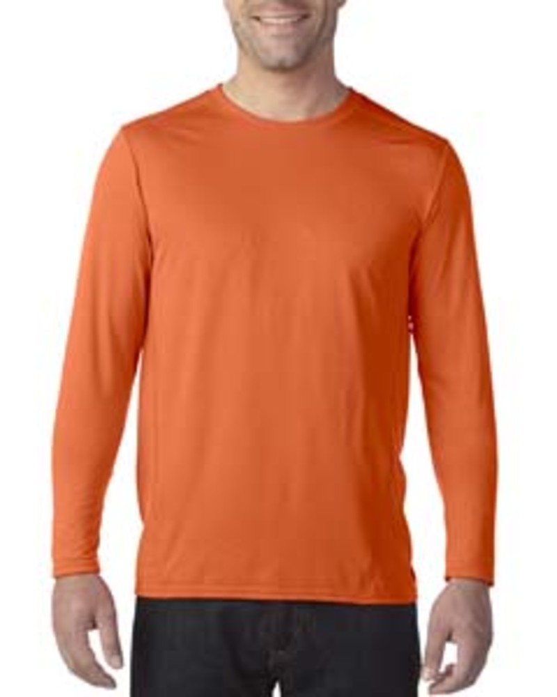 gildan g474 adult performance® adult 4.7 oz. long-sleeve tech t-shirt Front Fullsize