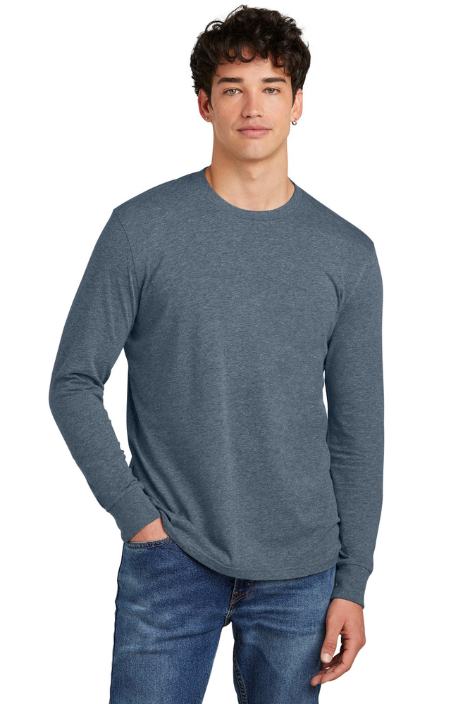 district dt109 perfect blend ® cvc long sleeve tee Front Fullsize