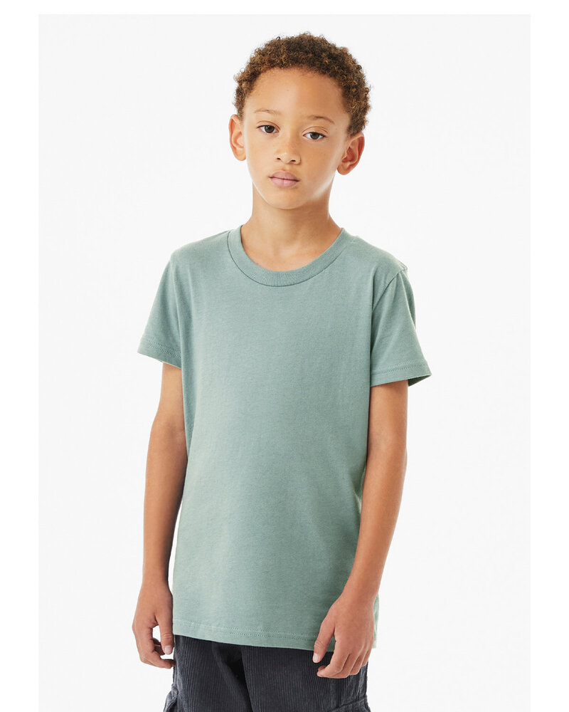 Bella + Canvas 3001Y Youth Jersey T-Shirt Front Fullsize"