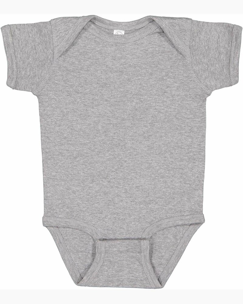 Rabbit Skins 4400 Infant Baby Rib Bodysuit Front Fullsize"