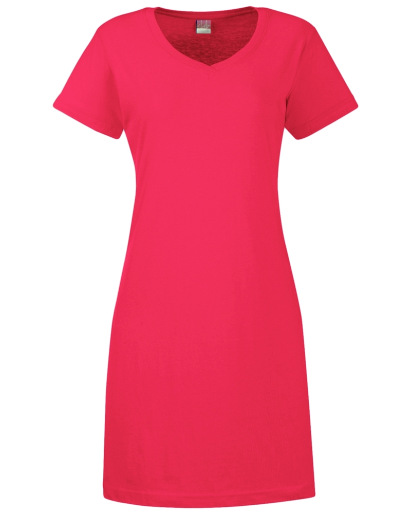 LAT 3522 Ladies' V-Neck Cover-Up Front Fullsize"