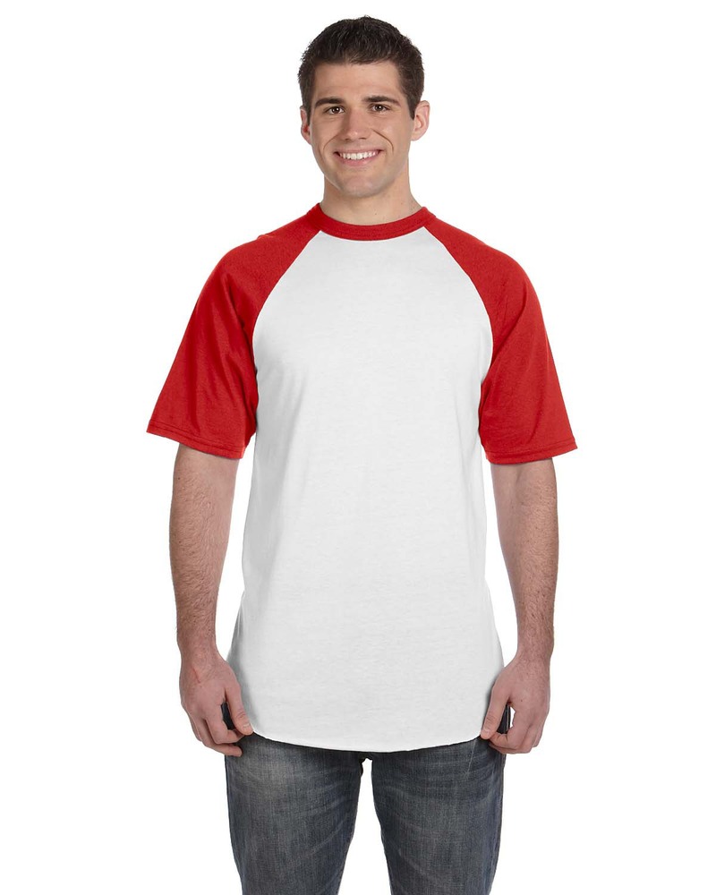 Augusta Sportswear 423 Baseball Short Sleeve Tee 2.0 Front Fullsize"