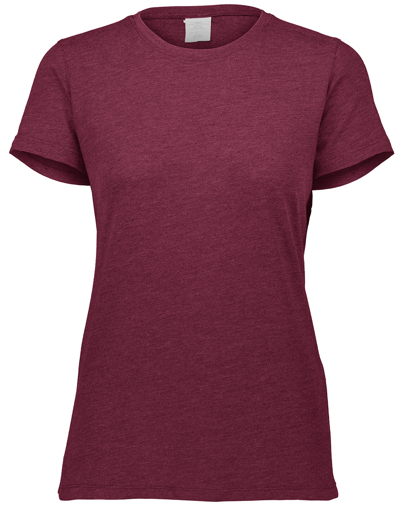 Augusta Sportswear 3067 Ladies Tri-Blend Tee Front Fullsize"