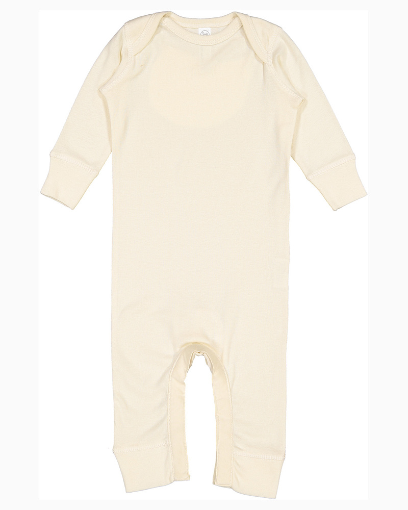 rabbit skins 4412 infant baby rib coverall Front Fullsize