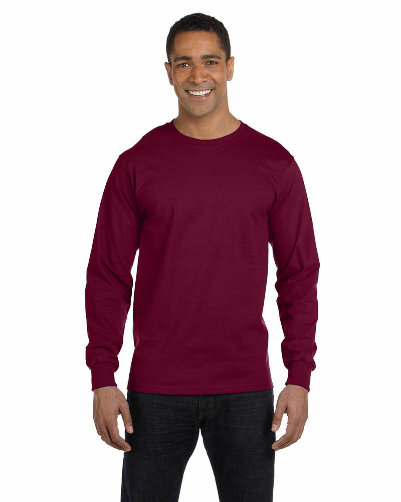 Gildan G840 Adult 50/50 Long-Sleeve T-Shirt Front Fullsize"