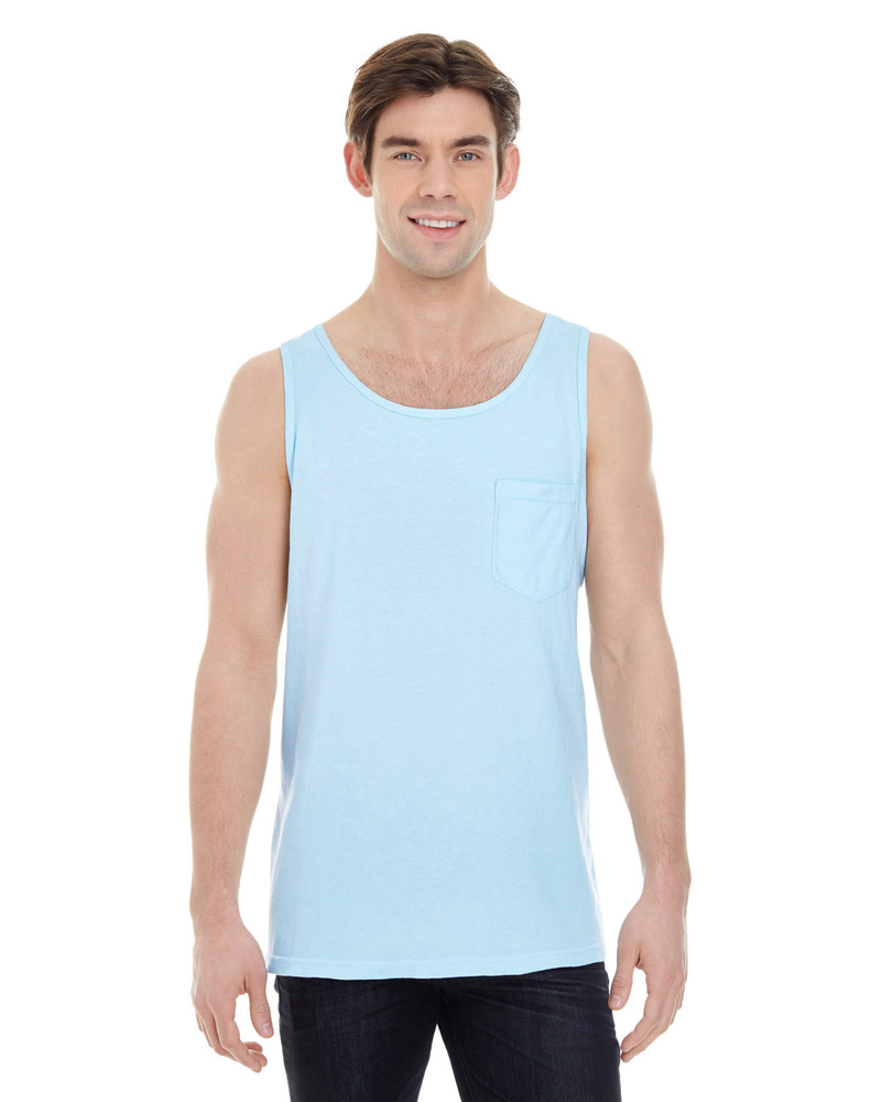 Comfort Colors 9330 Adult Heavyweight RS Pocket Tank Front Fullsize"