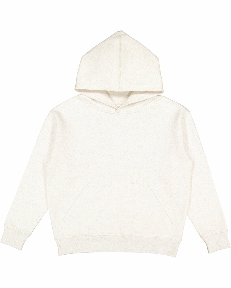 lat 2296 youth pullover fleece hoodie Front Fullsize