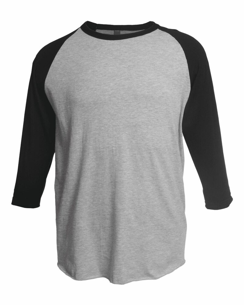 Tultex 0245TC Unisex Raglan Tee Front Fullsize"