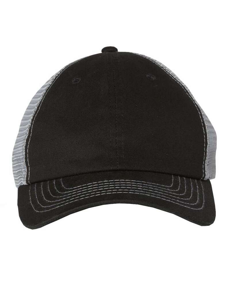 sportsman s3100 contrast-stitch mesh-back cap Front Fullsize