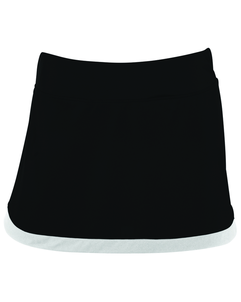Augusta Sportswear AG2411 Girls Action Color Block Skort Front Fullsize"