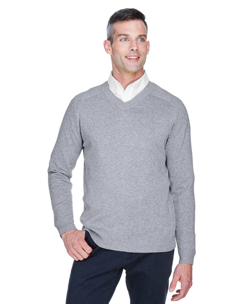 devon & jones d475 men's v-neck sweater Front Fullsize