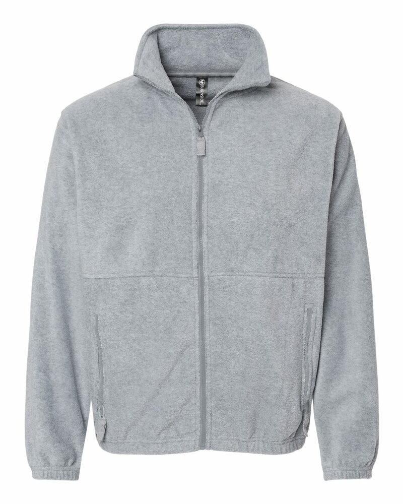 Burnside 3062 Men's Full-Zip Polar Fleece Jacket Front Fullsize"