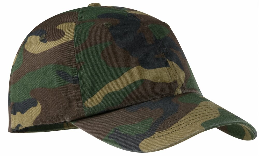 port authority c851 camouflage cap Front Fullsize