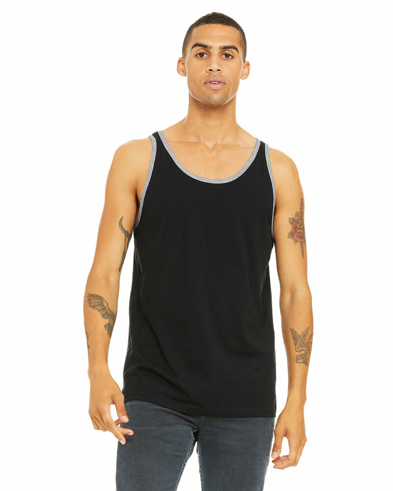 Bella + Canvas 3480 Unisex Jersey Tank Front Fullsize"