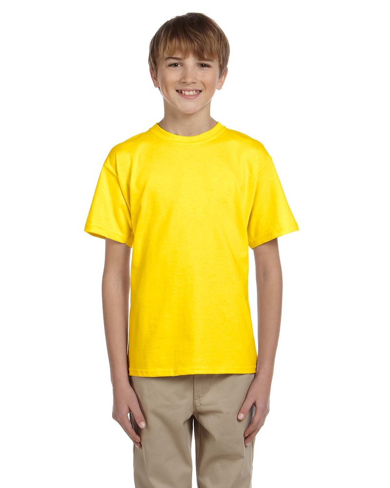 hanes 5370 youth ecosmart ® 50/50 cotton/poly t-shirt Front Fullsize