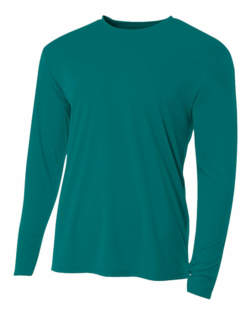 A4 N3165 Cooling Performance Long Sleeve T-Shirt Front Fullsize"