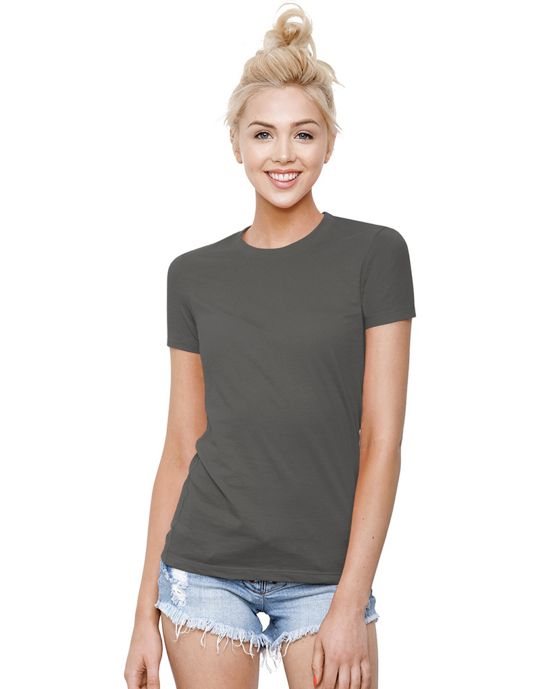 startee st1210 ladies' cotton crew neck t-shirt Front Fullsize