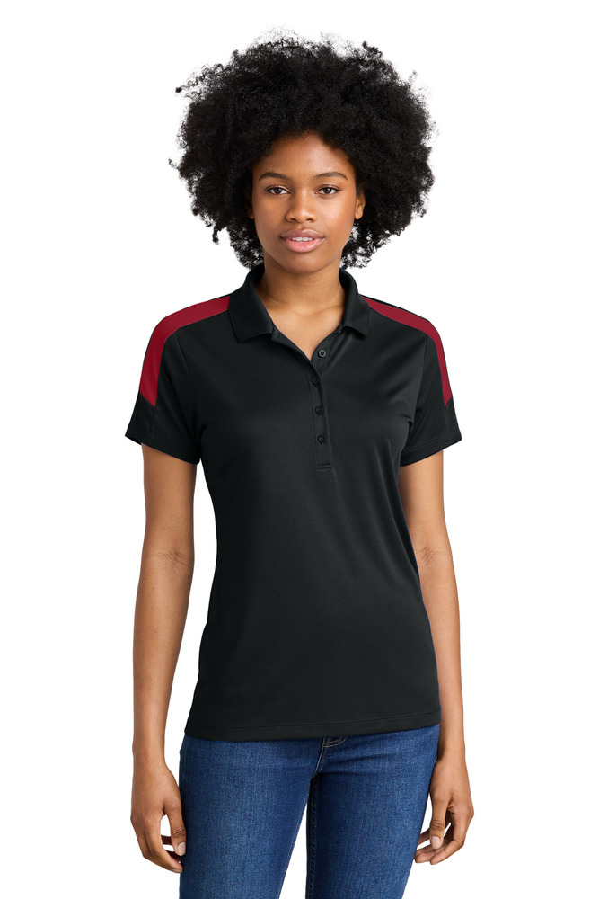 sport-tek lst104 women's competitor ™ united polo Front Fullsize