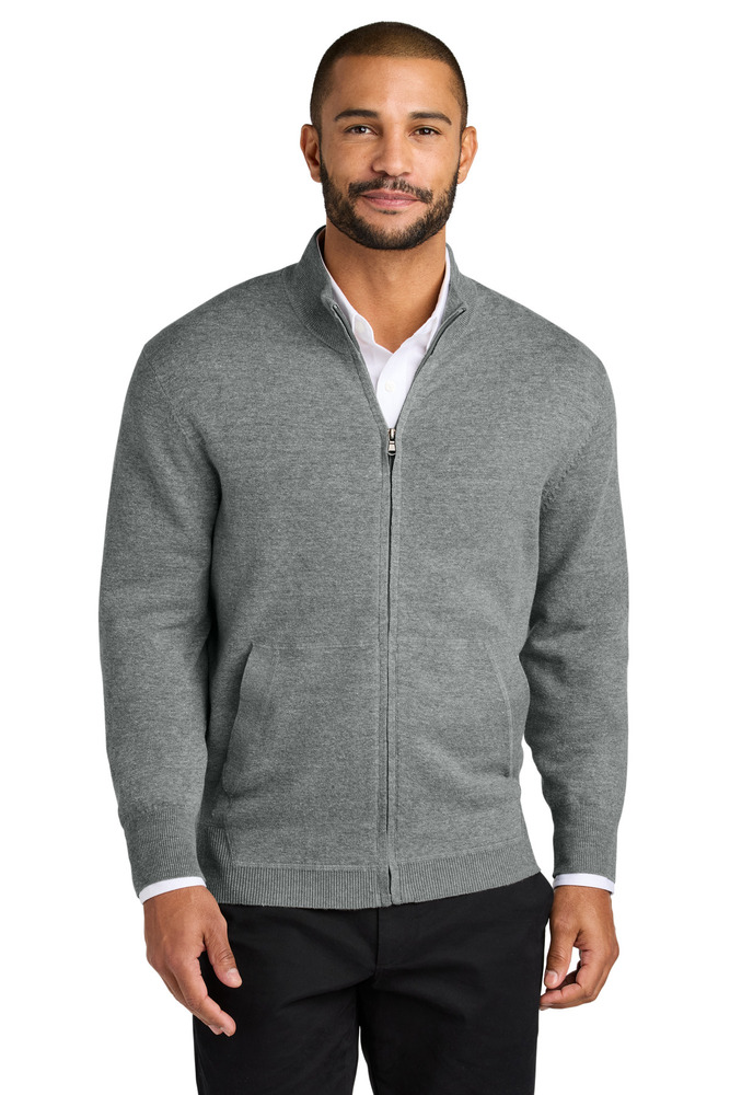 Port Authority SW2901 Easy Care Full-Zip Sweater Front Fullsize"